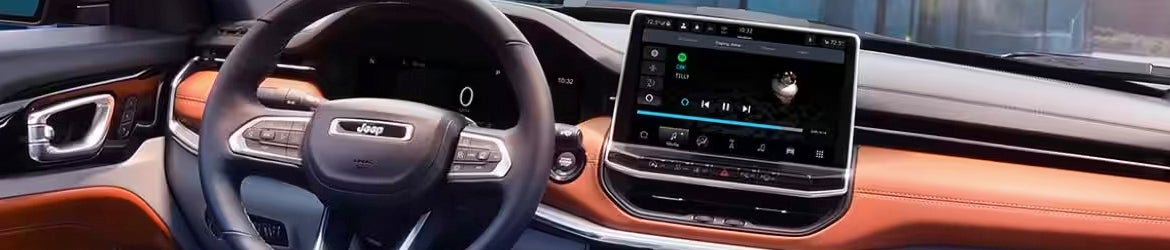 Interior of a 2024 Jeep Compass